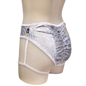 Ella Short in Light Blue Swirl