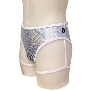 Ella Short in Light Blue Swirl