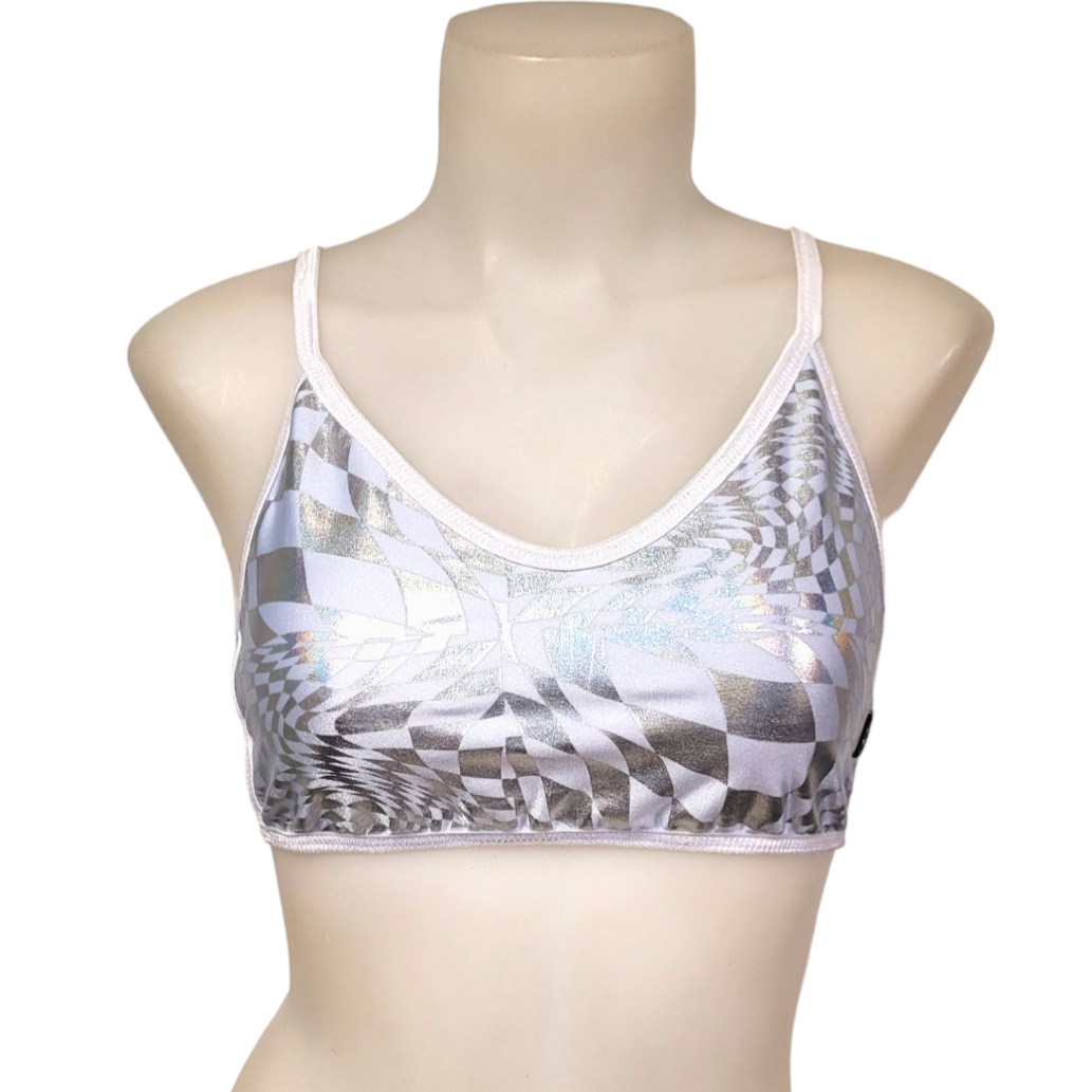 Ella Top in Light Blue Swirl
