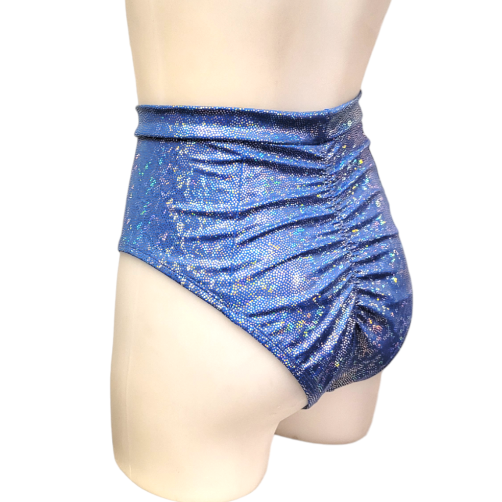 Iris Short in Blue Shimmer