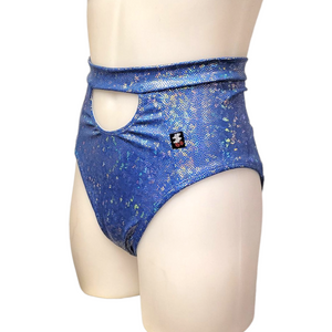 Iris Short in Blue Shimmer