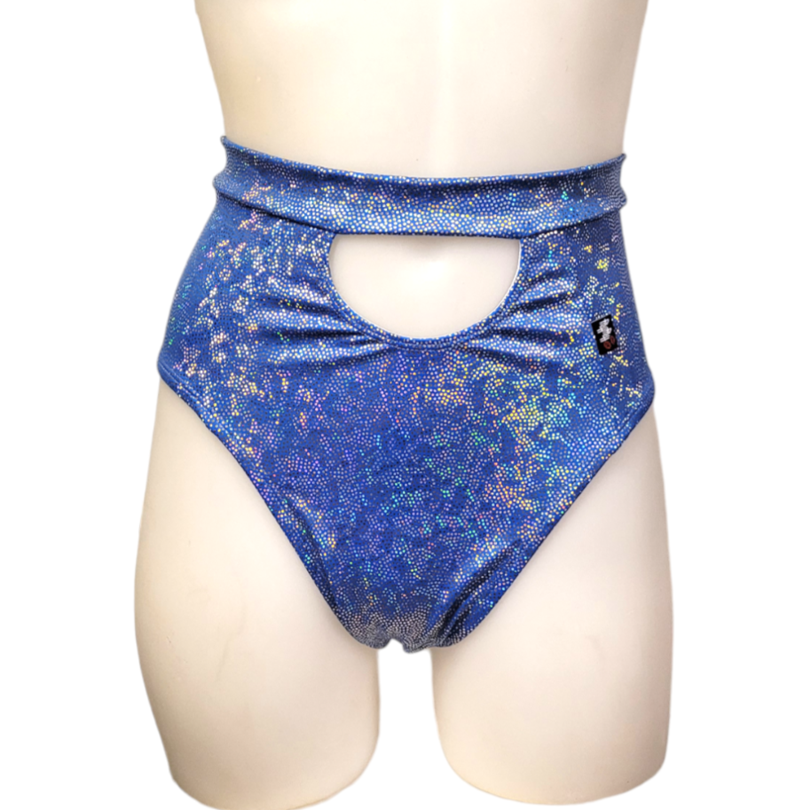 Iris Short in Blue Shimmer