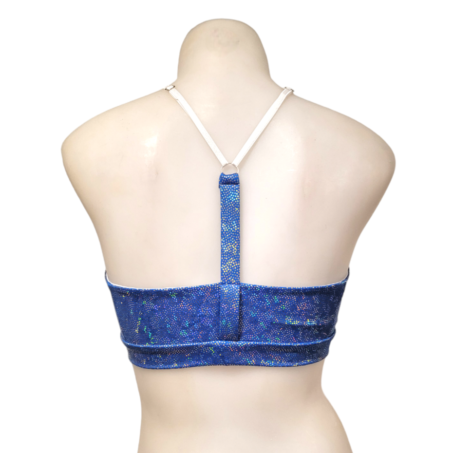 Iris Top in Blue Shimmer