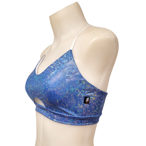 Iris Top in Blue Shimmer