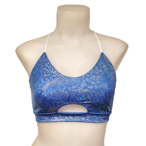 Iris Top in Blue Shimmer