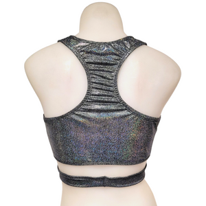 Hailie Top in Grey Disco