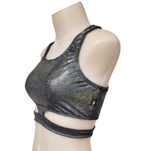 Hailie Top in Grey Disco