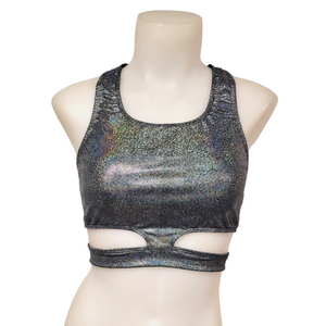Hailie Top in Grey Disco