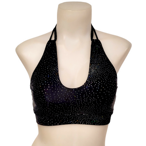 Layla Top in Black Cluster Dot
