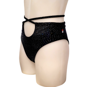 Layla Short in Black Cluster Dot