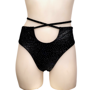 Layla Short in Black Cluster Dot