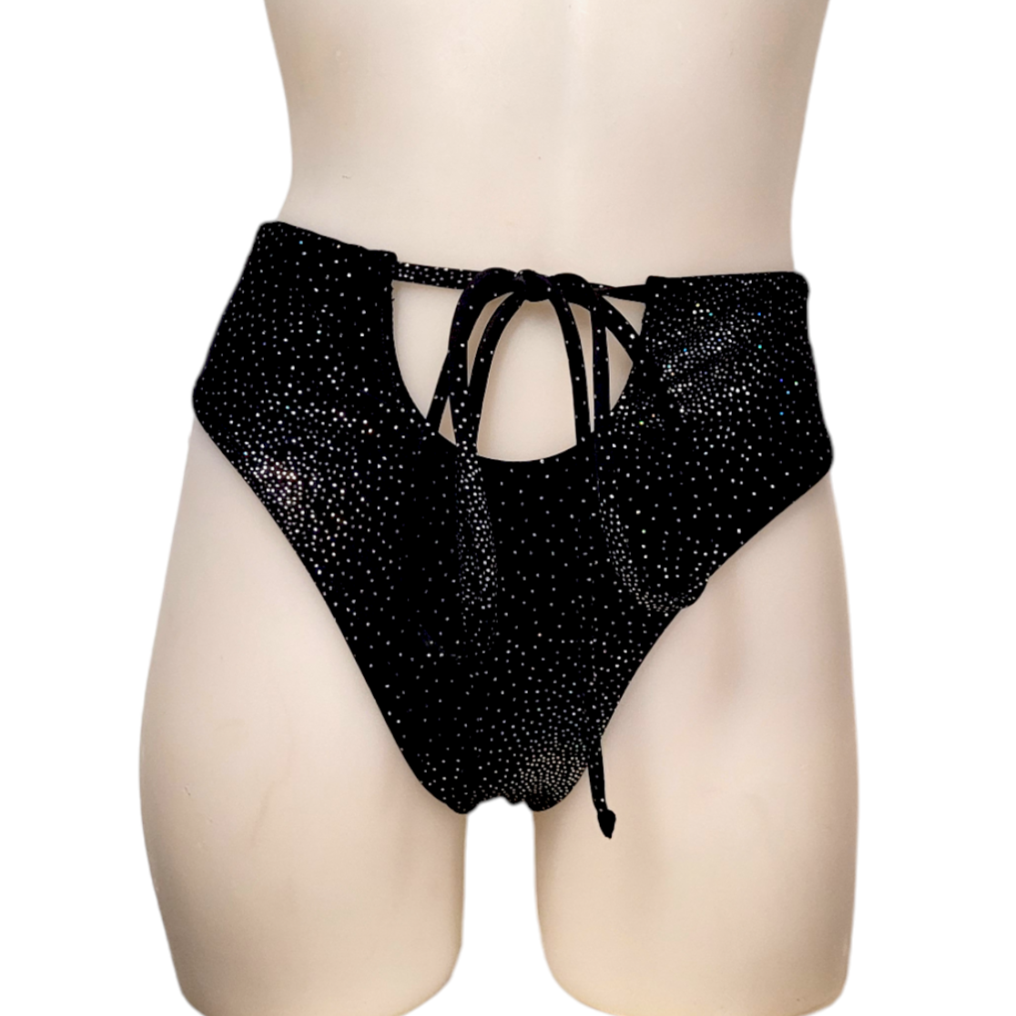Layla Short in Black Cluster Dot