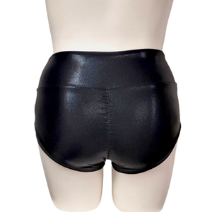 High Waisted Booty Short in Black Mystique
