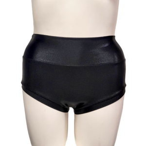 High Waisted Booty Short in Black Mystique