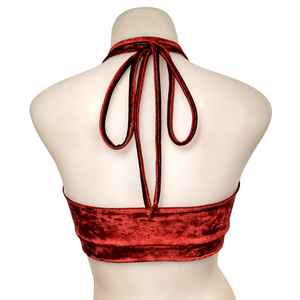 Layla Top in Ruby Red Velvet