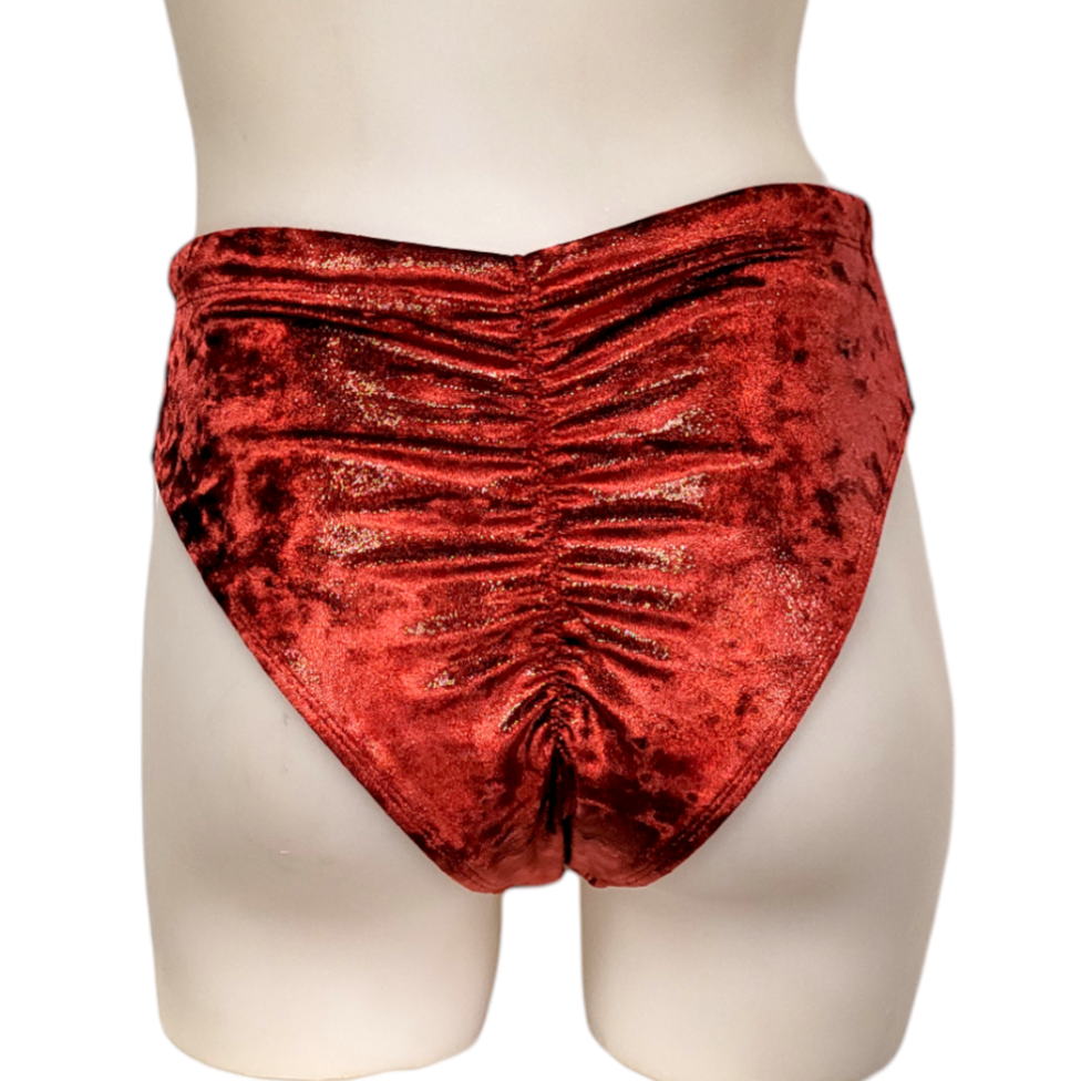 Layla Short in Ruby Red Velvet