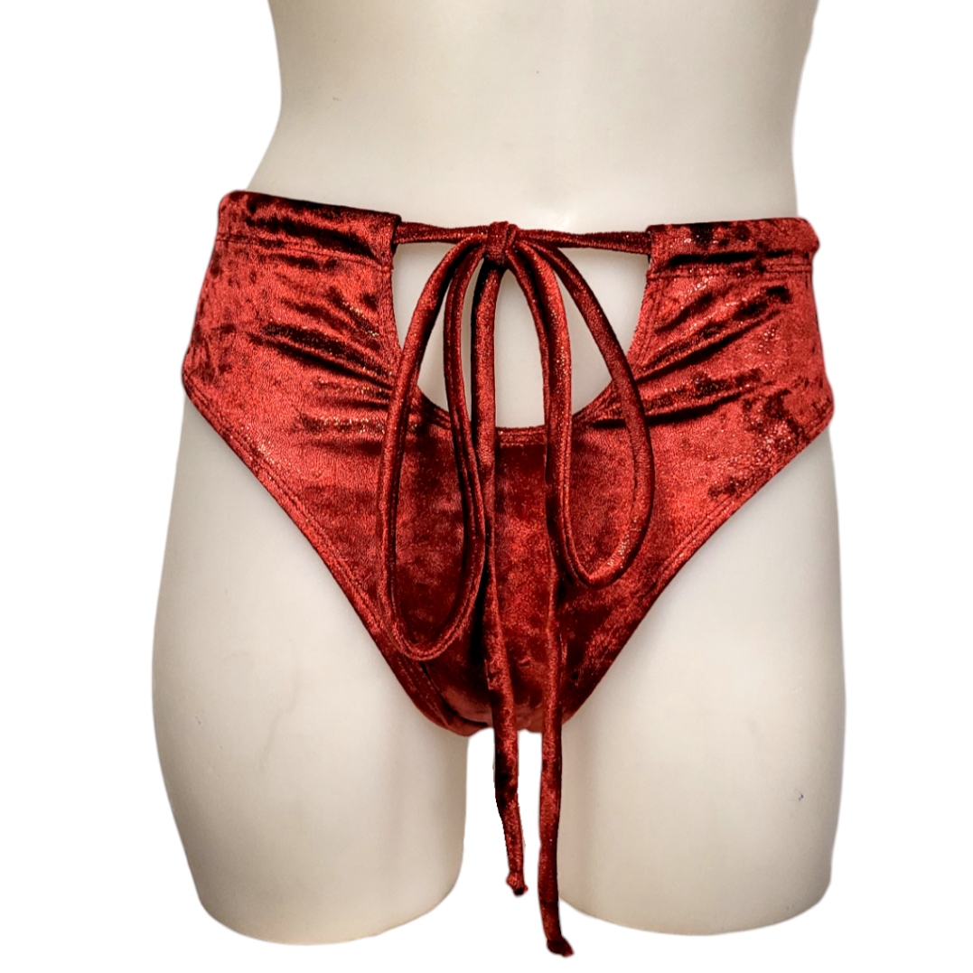 Layla Short in Ruby Red Velvet