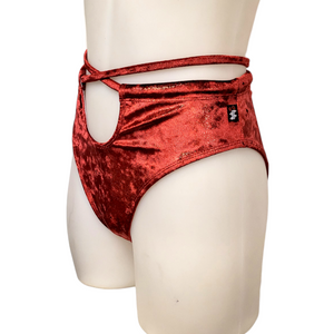 Layla Short in Ruby Red Velvet