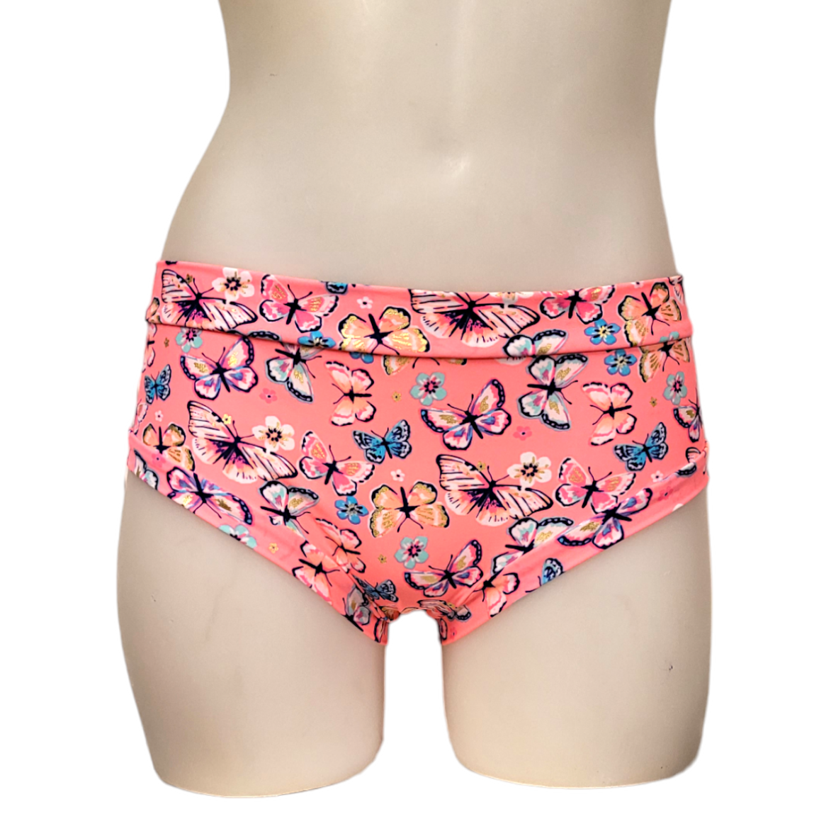 Classic Booty Short in Neon Butterfly