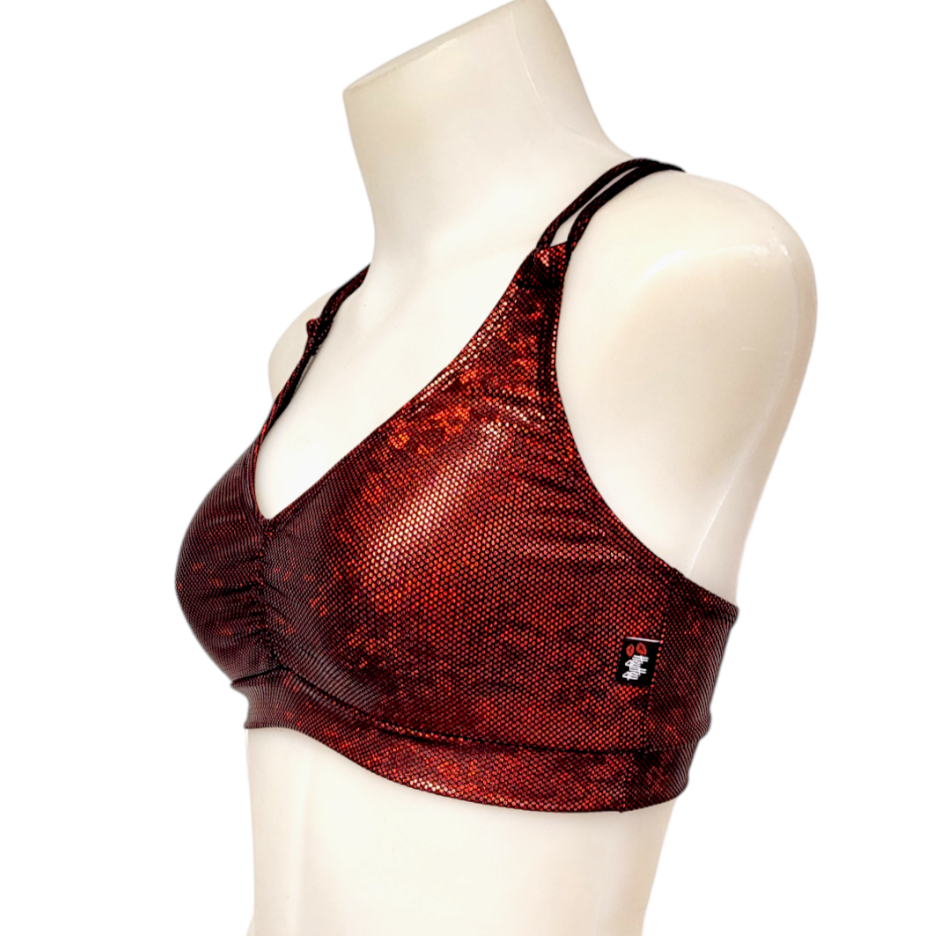 Monique Top in Red Ice