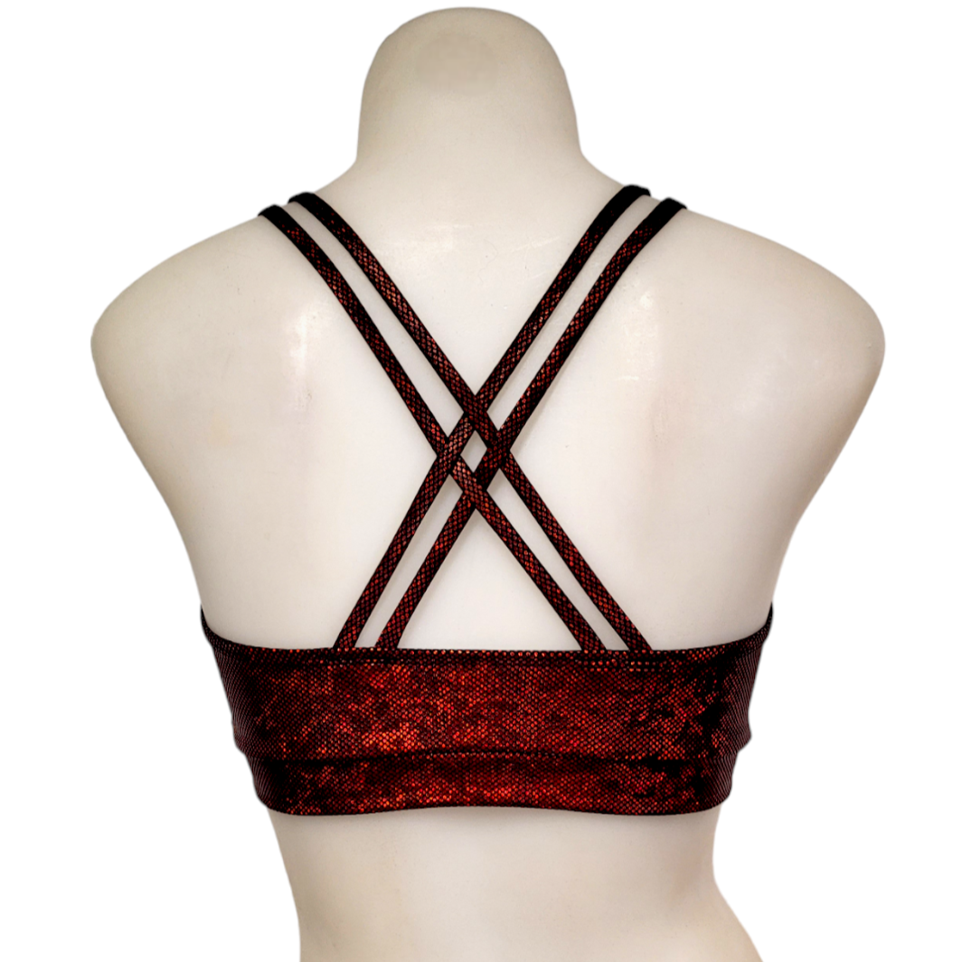 Monique Top in Red Ice