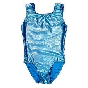 Leotard in Blue Scale