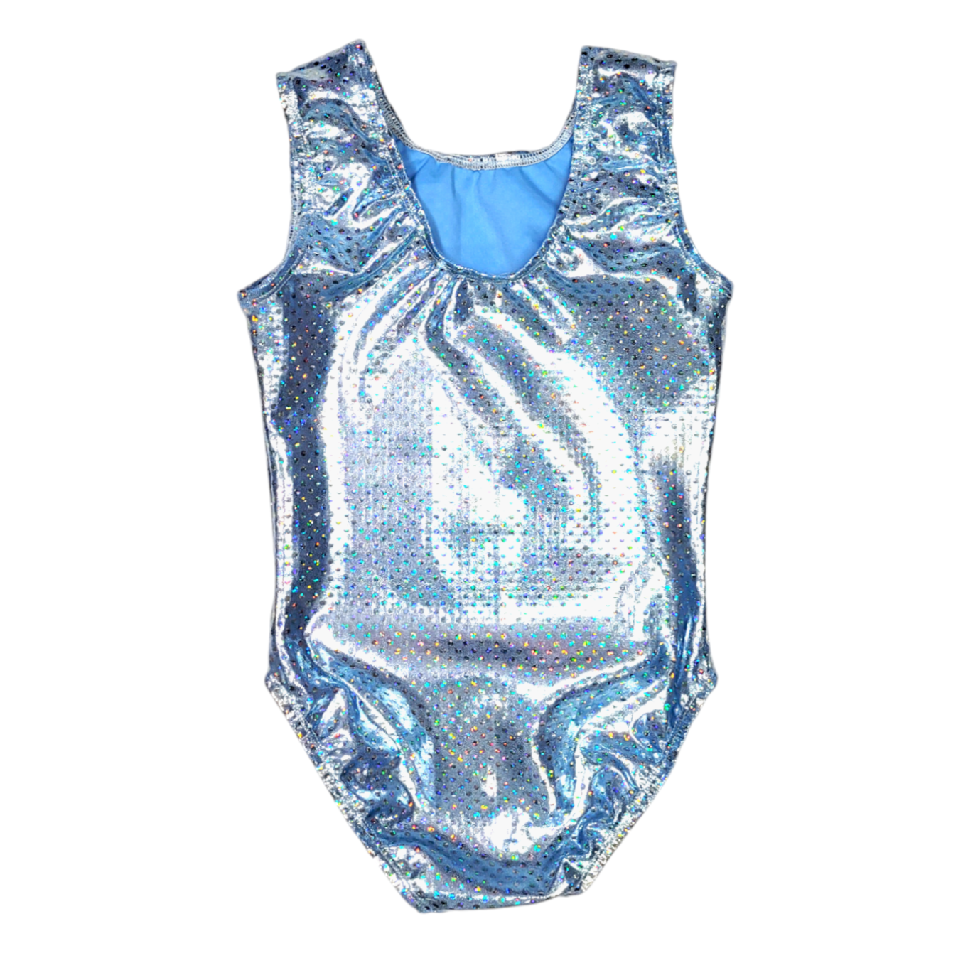Leotard in Blue Shimmer Dot
