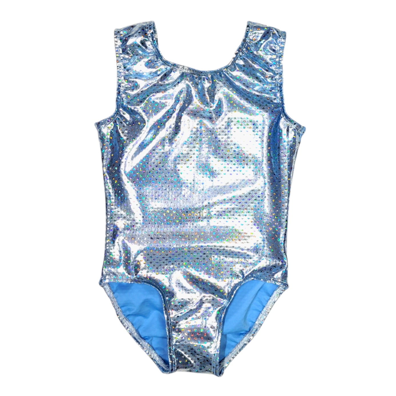Leotard in Blue Shimmer Dot