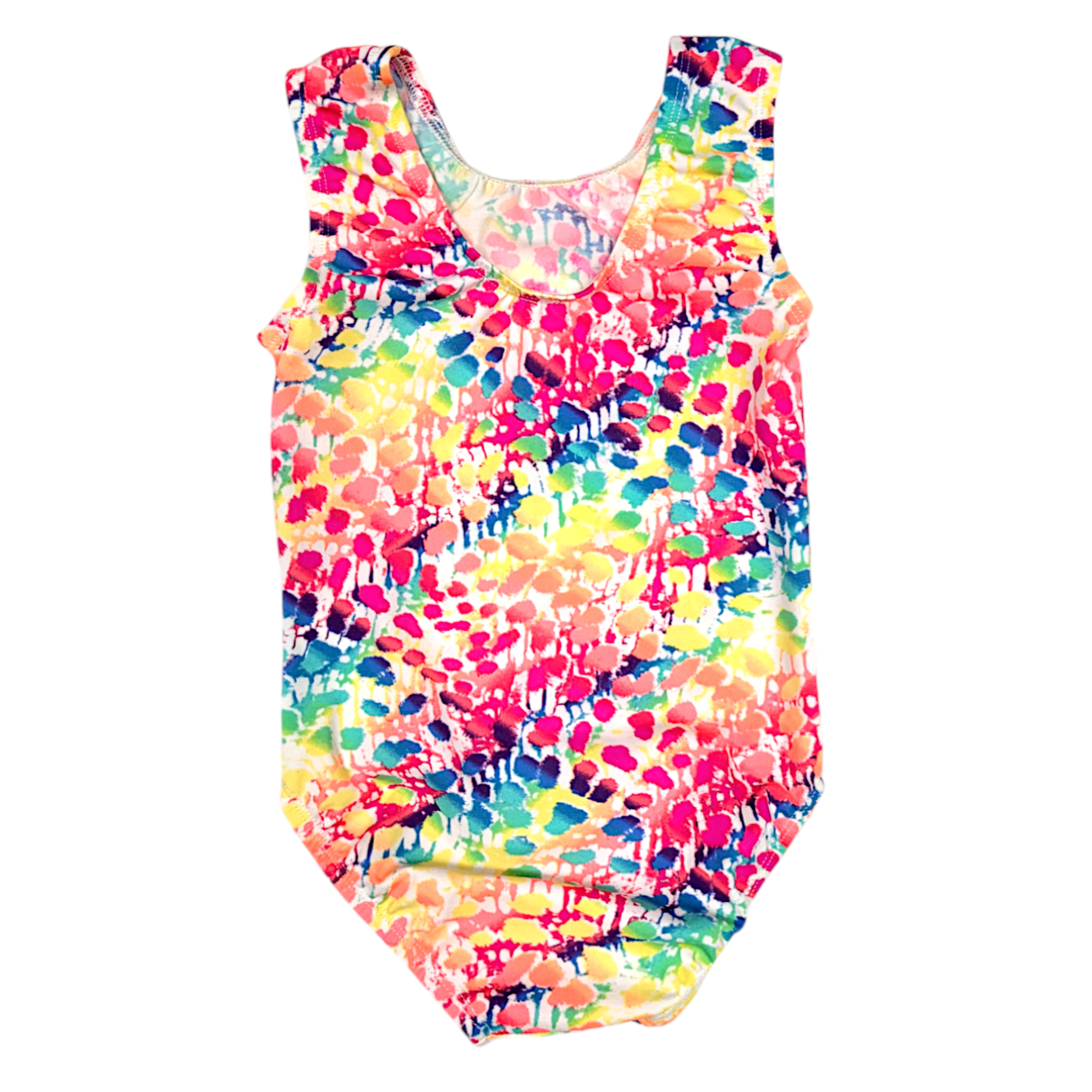 Leotard in Rainbow Splatter