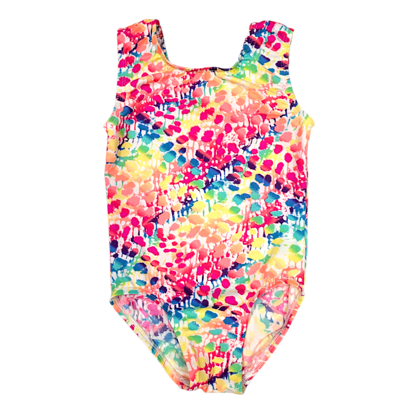 Leotard in Rainbow Splatter