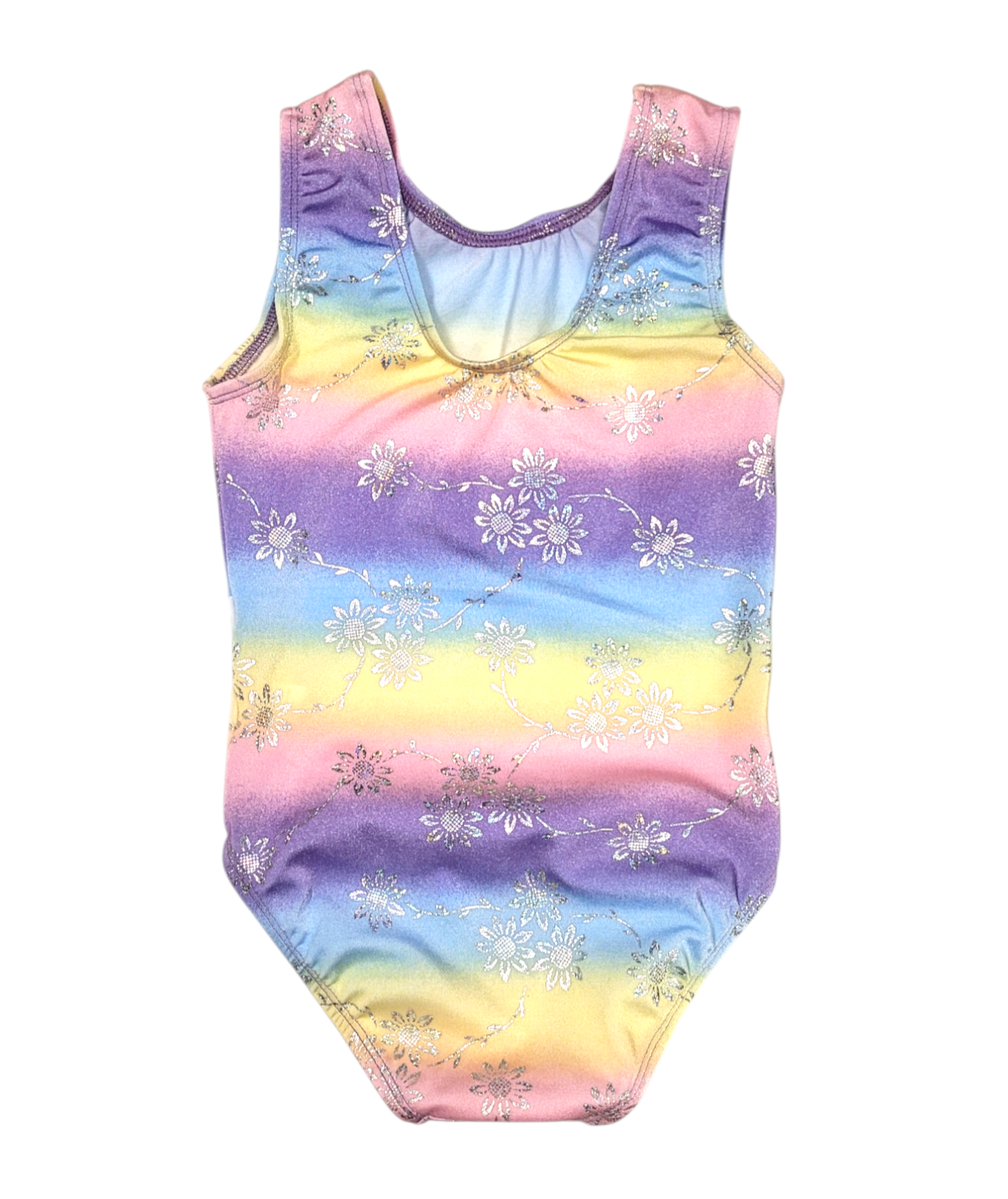 Leotard in Rainbow Floral