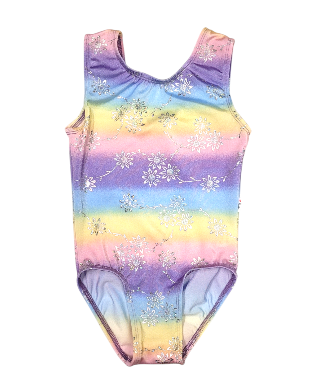 Leotard in Rainbow Floral