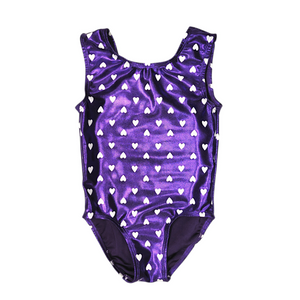 Leotard in Purple Heart Mystique