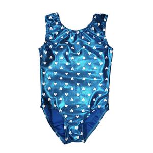 Leotard in Blue Heart Mystique