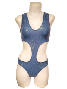 Jade Monokini in Periwinkle Ice