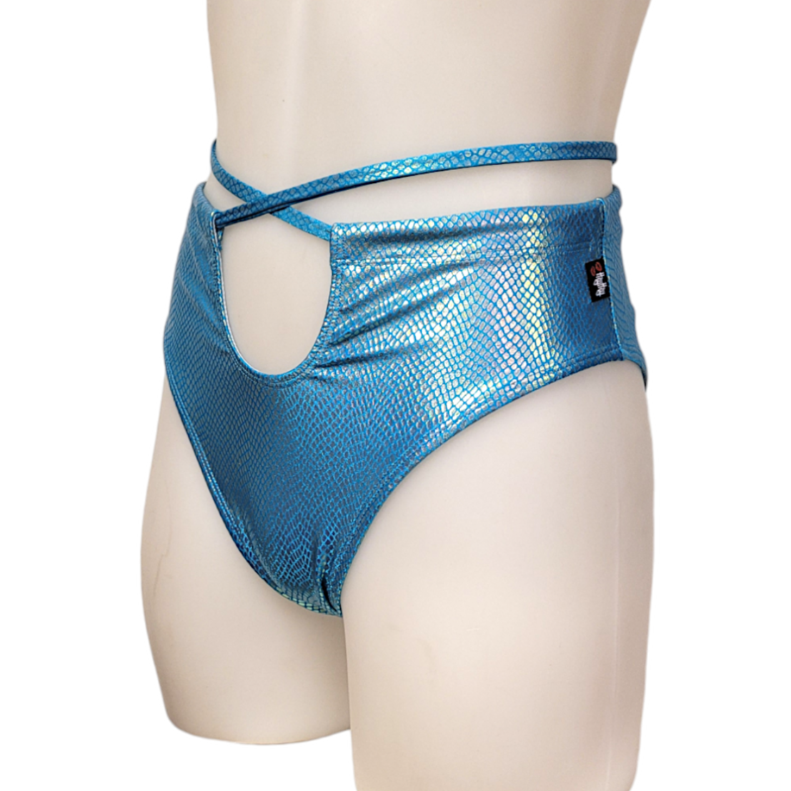 Layla Short in Blue Scale
