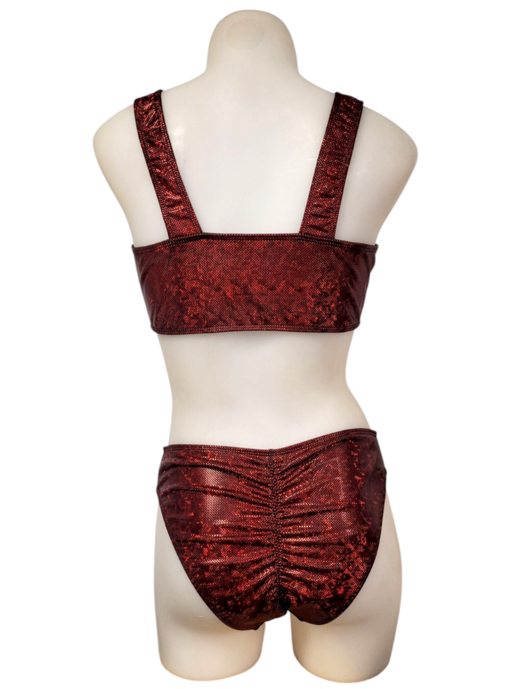 Jade Monokini in Red Ice