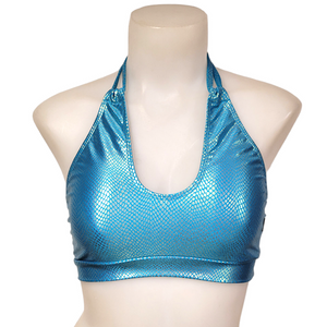 Layla Top in Blue Scale