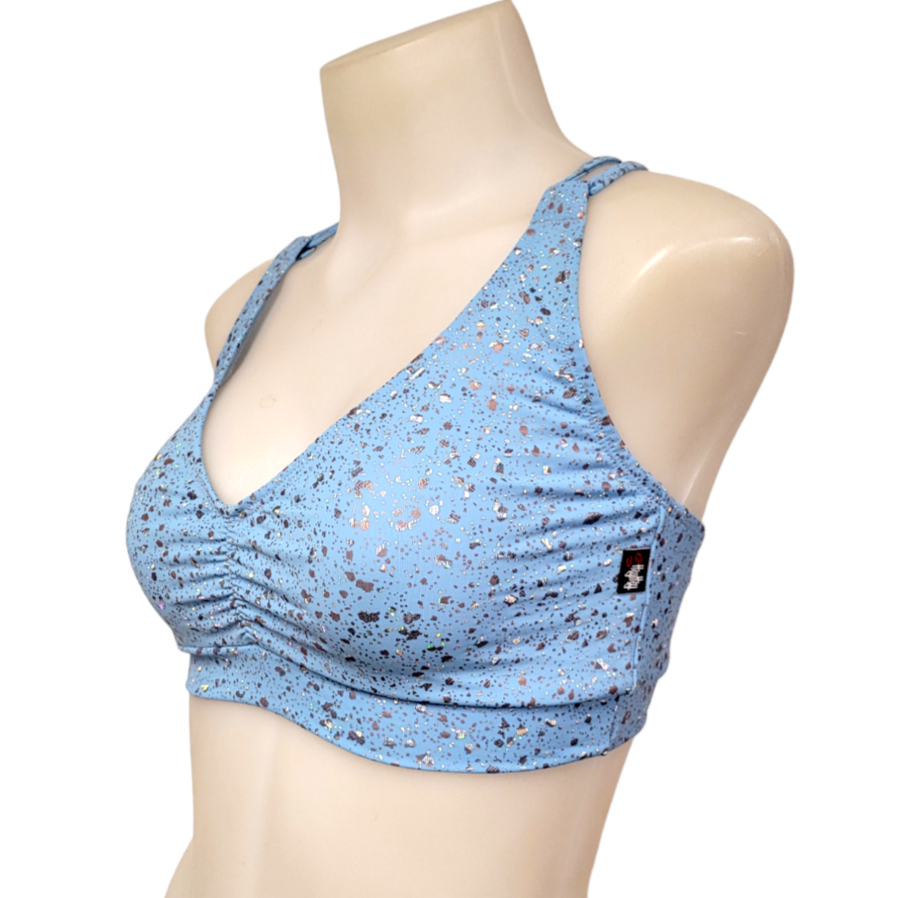Monique Top in Blue Speckle