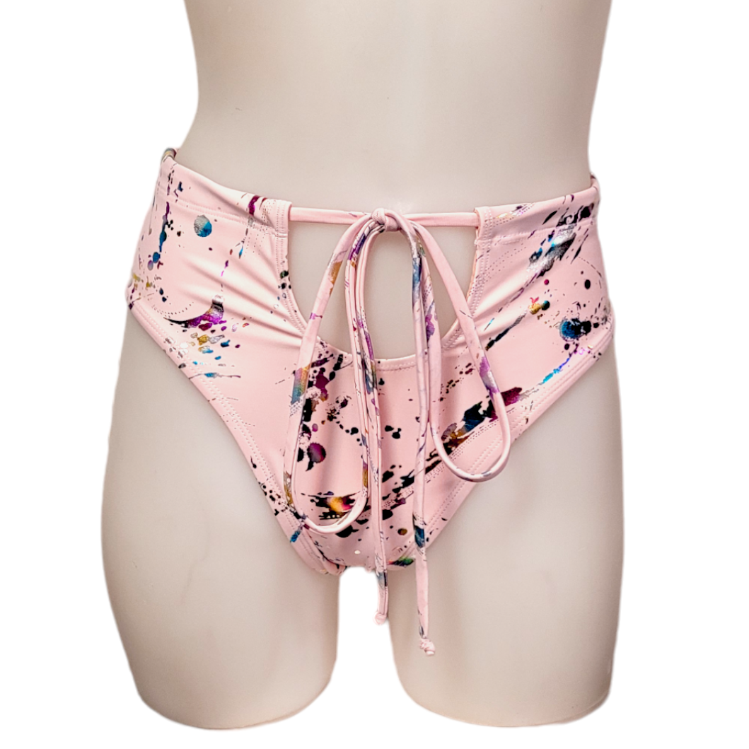 Layla Short in Pink Splatter