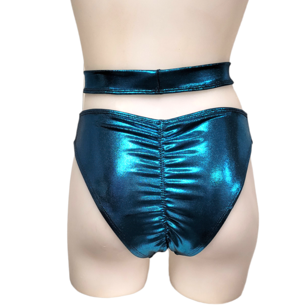 Hailie Short in Black Teal Mystique