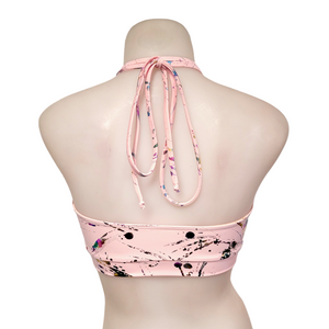 Layla Top in Pink Splatter