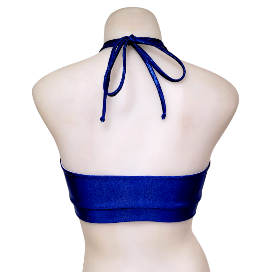 Halter Top in Royal Blue Mystique