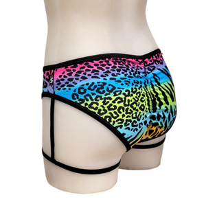 Ella Short in Rainbow Leopard