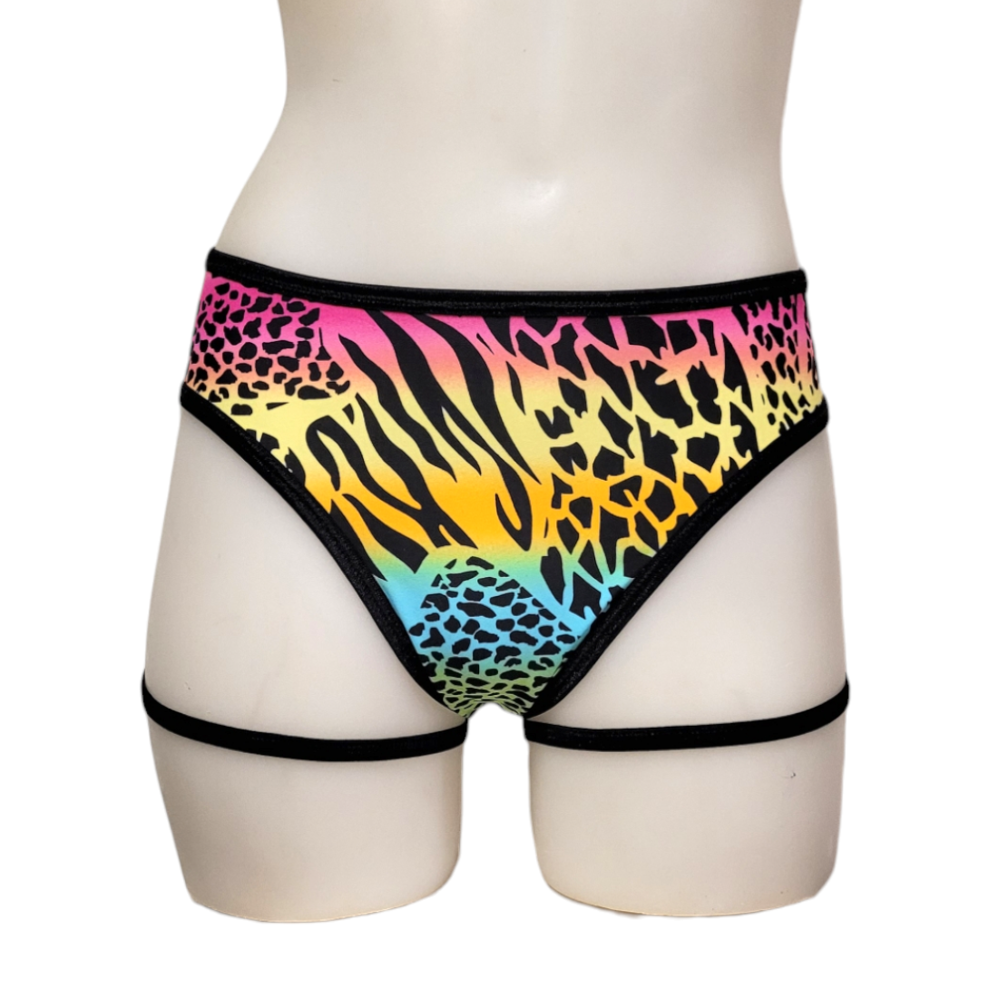 Ella Short in Rainbow Leopard