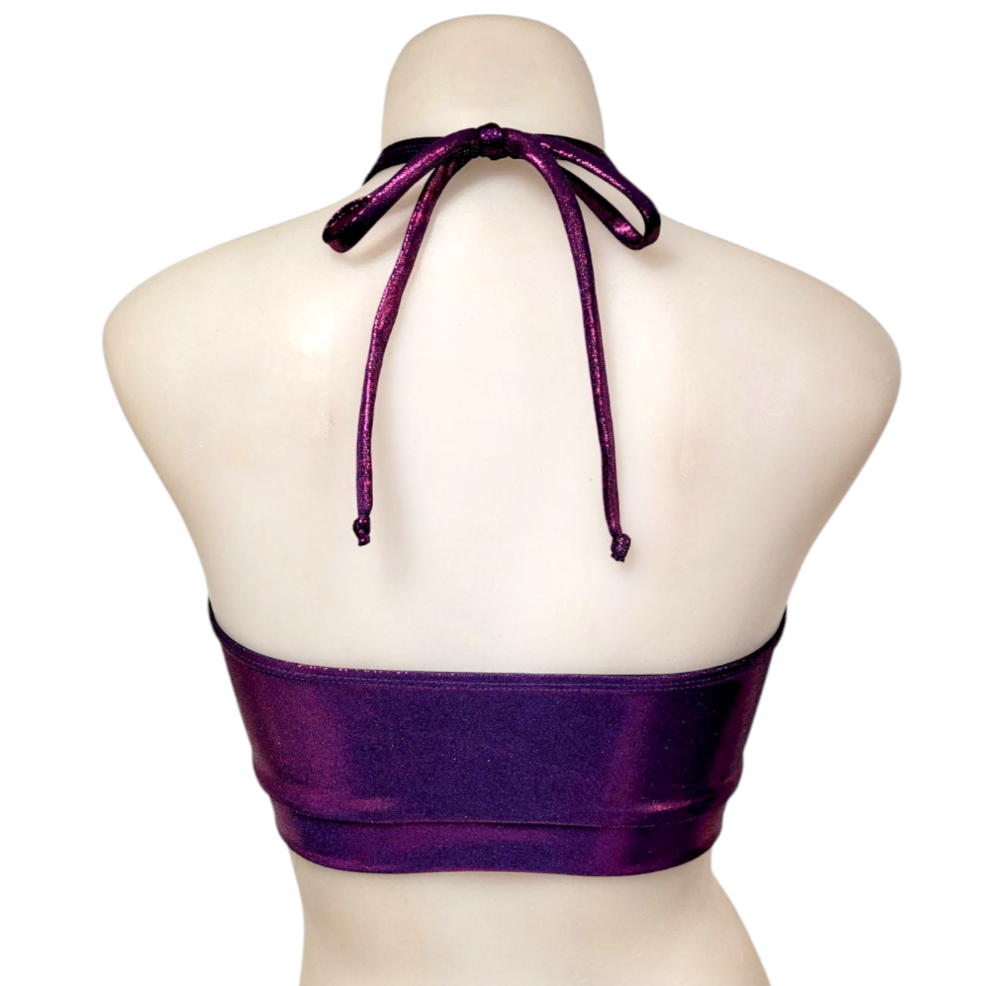 Halter Top in Eggplant Mystique