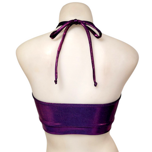Halter Top in Eggplant Mystique