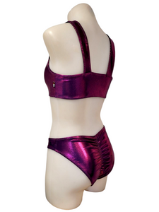 Jade Monokini in Eggplant Mystique