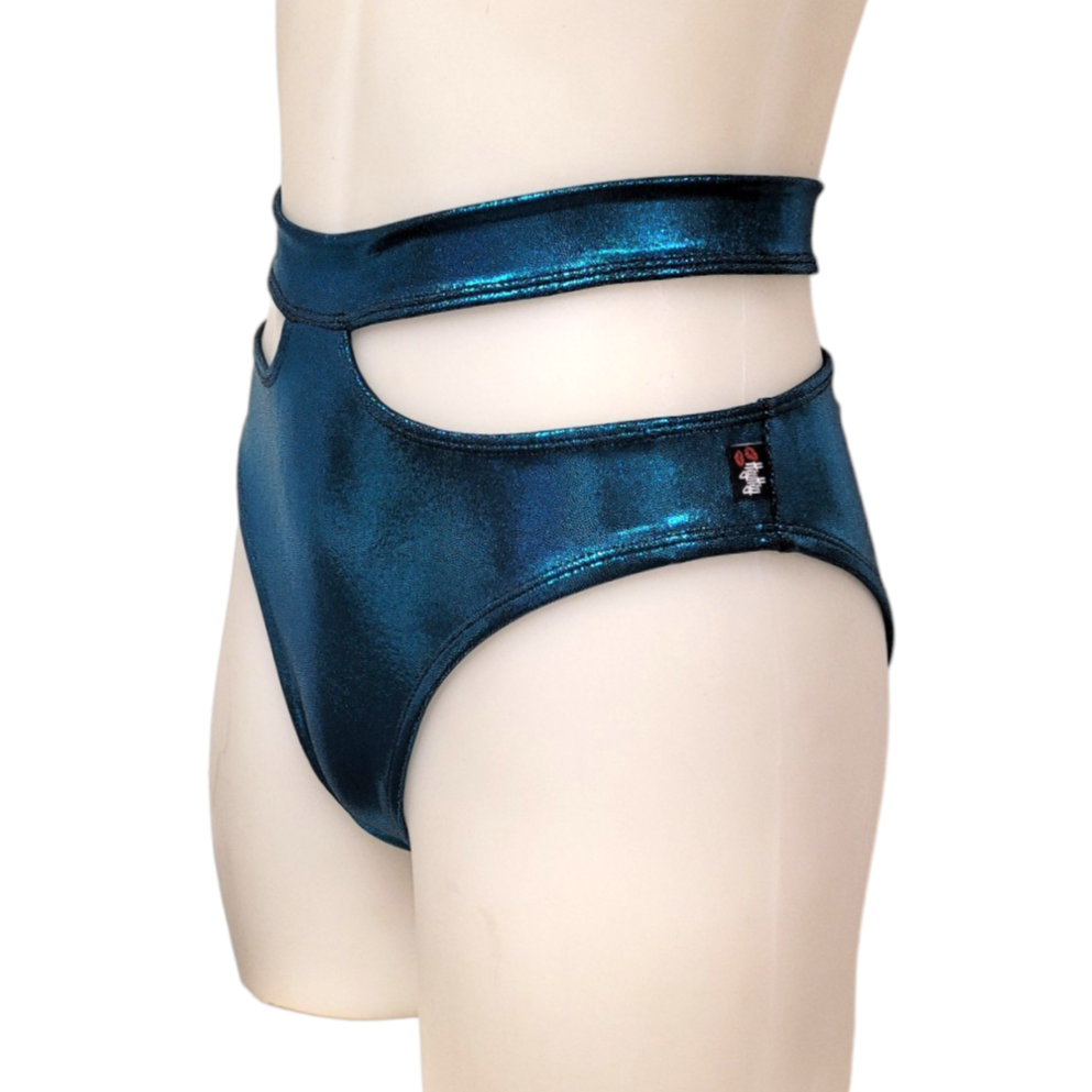 Hailie Short in Black Teal Mystique