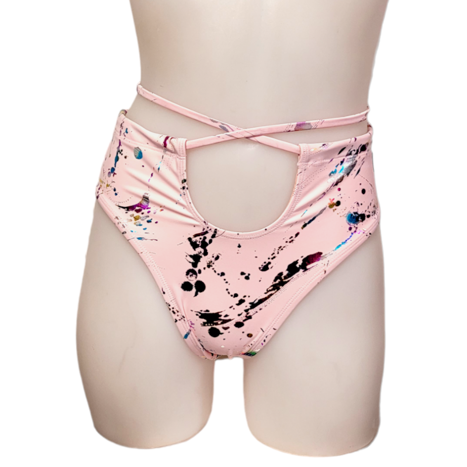 Layla Short in Pink Splatter